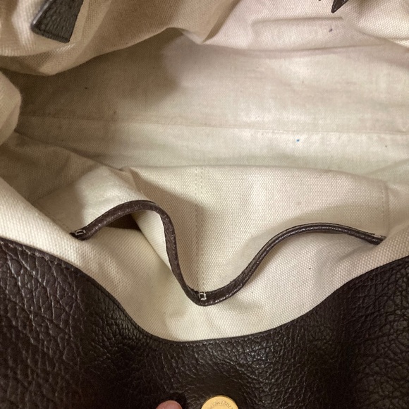 Michael Kors Woodside Braid Handle Tote Brown Pebbled Leather With Dustbag - Picture 12 of 16